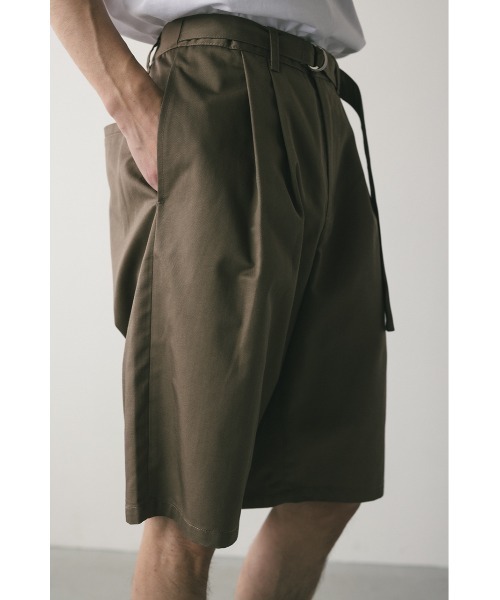 STYLEMIXER（スタイルミキサー）の「フロントベルトハーフパンツ（その他パンツ・メンズ・ブラック/ライトブラウン・MEDIUM/LARGE）」の22枚目の写真