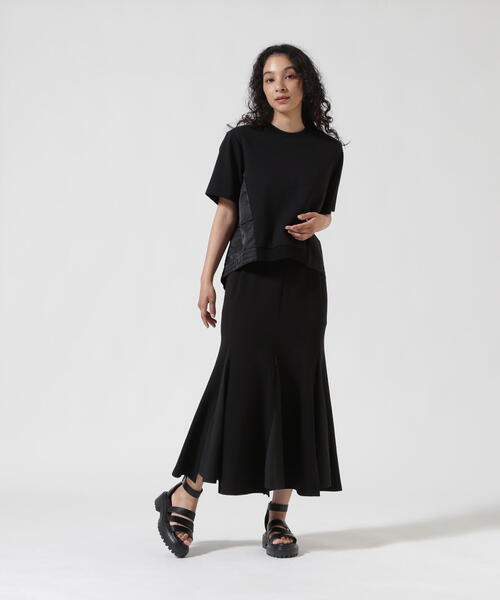 Risley（リズレー）の「Risley/リズレー/タック五分袖ＰＯ（Tシャツ/カットソー・レディース・ブラック/ホワイト・F）」の5枚目の写真