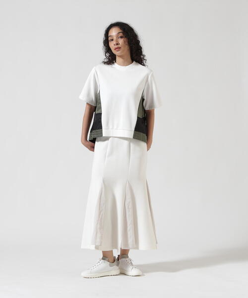 Risley（リズレー）の「Risley/リズレー/タック五分袖ＰＯ（Tシャツ/カットソー・レディース・ブラック/ホワイト・F）」の13枚目の写真