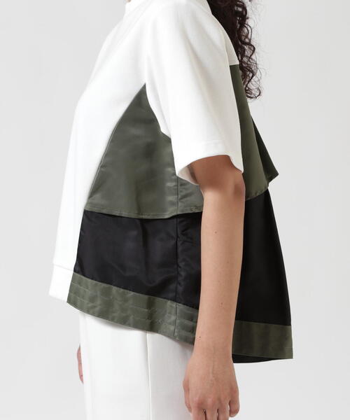 Risley（リズレー）の「Risley/リズレー/タック五分袖ＰＯ（Tシャツ/カットソー・レディース・ブラック/ホワイト・F）」の18枚目の写真