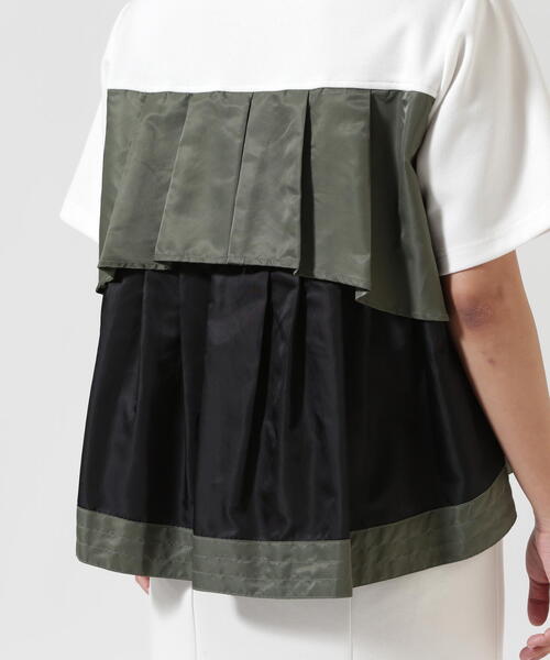 Risley（リズレー）の「Risley/リズレー/タック五分袖ＰＯ（Tシャツ/カットソー・レディース・ブラック/ホワイト・F）」の19枚目の写真