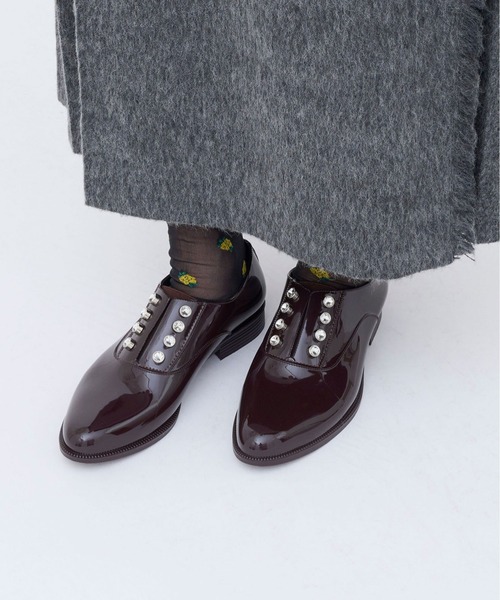 TEMPERATE（テンパレイト）の「TEMPERATE / テンパレイト ONYX（レイン対応）（ローファー・レディース・グレー/ブラック/チョコ・36/37/38/39/40）」の3枚目の写真