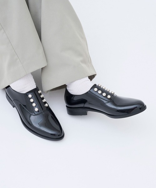 TEMPERATE（テンパレイト）の「TEMPERATE / テンパレイト ONYX（レイン対応）（ローファー・レディース・グレー/ブラック/チョコ・36/37/38/39/40）」の17枚目の写真