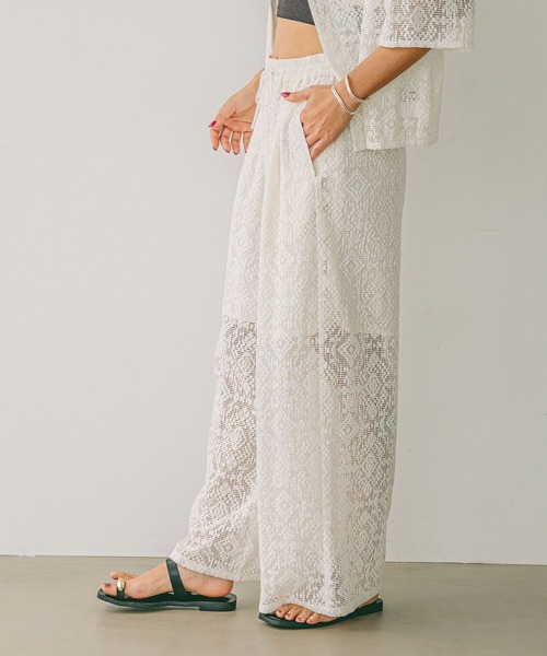 レースワイドパンツ 完売品 ZOZO古着より最安価 レースワイドパンツ 完売品 ZOZO古着より最安価 レースワイド