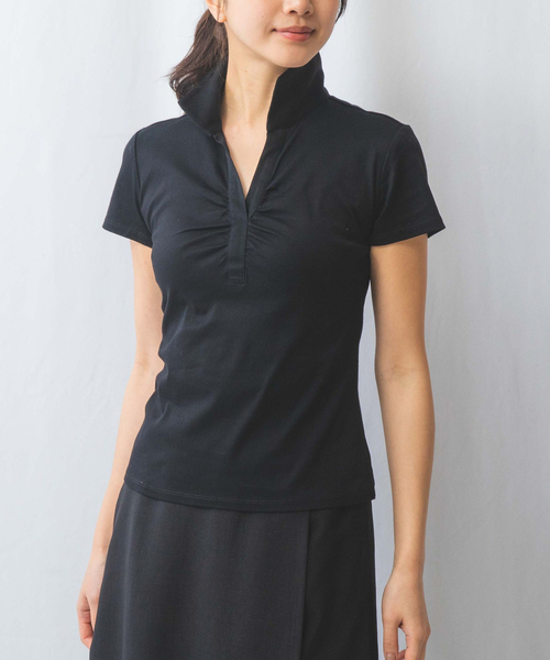 【NARACAMICIE】60スムーススタンドカットソー NARACAMICIE】60スムーススタンドカットソー（Tシャツ
