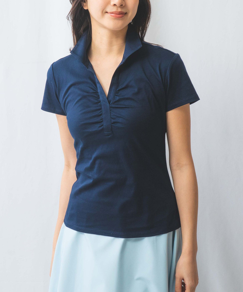 NARACAMICIE(ナラカミーチェ)の「【NARACAMICIE】60スムーススタンドカットソー(Tシャツ/カットソー・レディース・ネイビー/レッド/ブラック/ホワイト・S/M/L)」の14枚目の写真