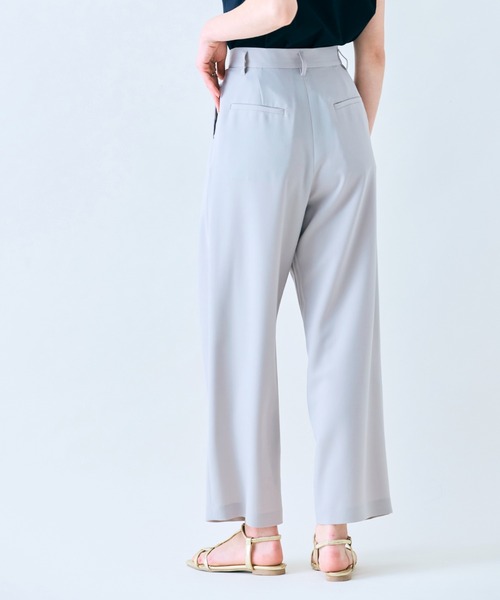 Audie a Muses(オーディアミューズ)の「タックワイドパンツ(その他パンツ・レディース・ベージュ/ブラック・38/36)」の22枚目の写真