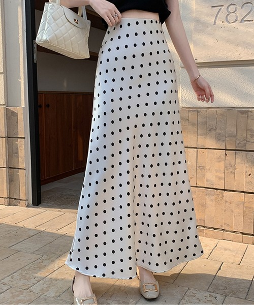 ドットロングタイトスカート（スカート）｜AMAJI（アマジ）の