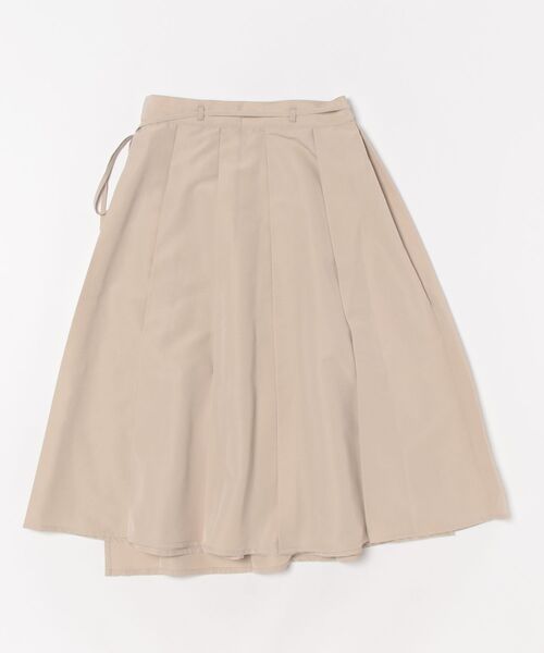 STYLEBLOCK（スタイルブロック）の「ソフトグログランラッププリーツスカート（スカート・レディース・ホワイト系その他/ブラック/ブラウン・M）」の8枚目の写真