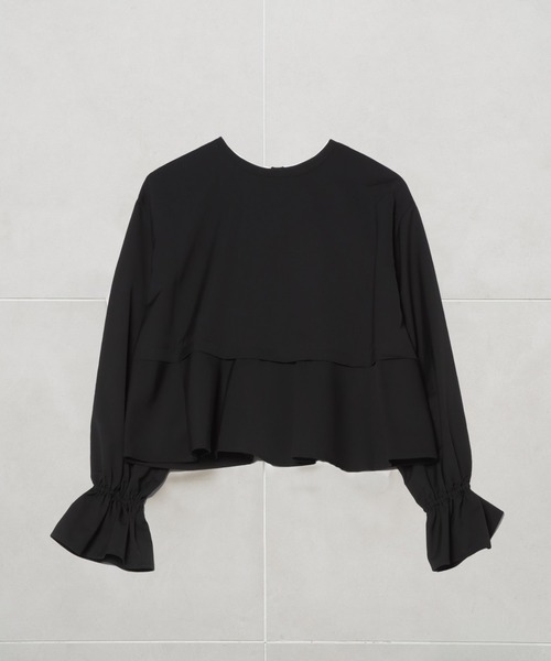 audrey and john wad（オードリーアンドジョンワッド）の「2wayフレアブラウス-手洗い可-（シャツ/ブラウス・レディース・オフホワイト/ブラック/モカ・FREE）」の22枚目の写真