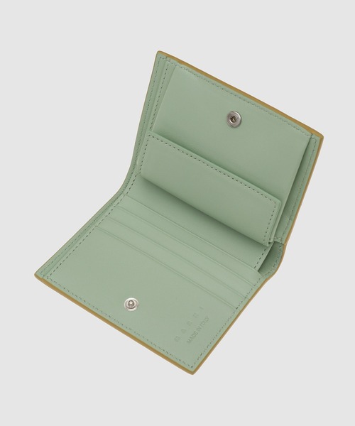 MARNI（マルニ）の「MENDING CALF LEATHER / 2つ折り財布（財布・メンズ・イエロー/オリーブ/ブラック/マスタード/ボルドー/ブラウン/ダークグリーン・ONE SIZE）」の12枚目の写真