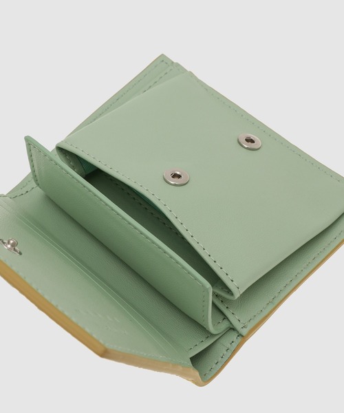 MARNI（マルニ）の「MENDING CALF LEATHER / 2つ折り財布（財布・メンズ・イエロー/オリーブ/ブラック/マスタード/ボルドー/ブラウン/ダークグリーン・ONE SIZE）」の14枚目の写真