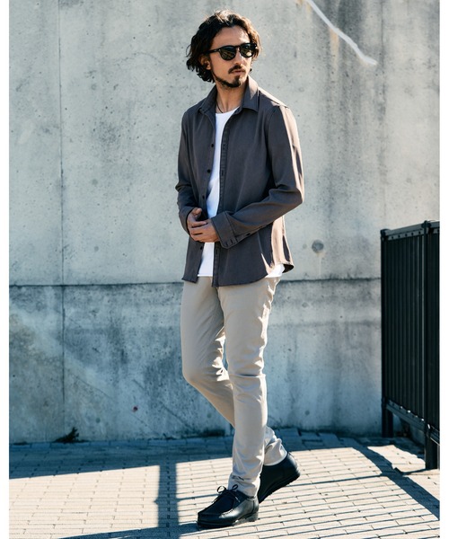 wjk（ダヴルジェイケイ）の「3D banana chino pants（チノパンツ・メンズ・ブラック/グレー/ベージュ・SMALL/MEDIUM/LARGE/X-LARGE）」の14枚目の写真