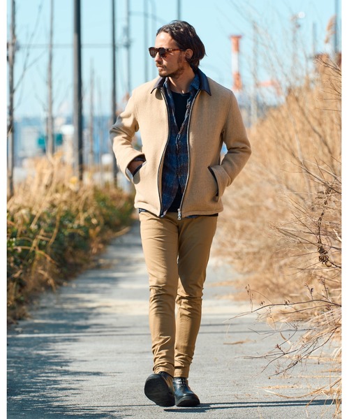 wjk（ダヴルジェイケイ）の「3D banana chino pants（チノパンツ・メンズ・ブラック/グレー/ベージュ・SMALL/MEDIUM/LARGE/X-LARGE）」の15枚目の写真