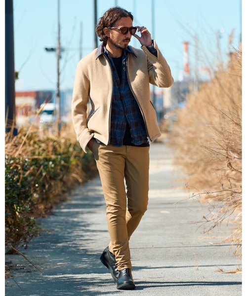 wjk（ダヴルジェイケイ）の「3D banana chino pants（チノパンツ・メンズ・ブラック/グレー/ベージュ・SMALL/MEDIUM/LARGE/X-LARGE）」の16枚目の写真