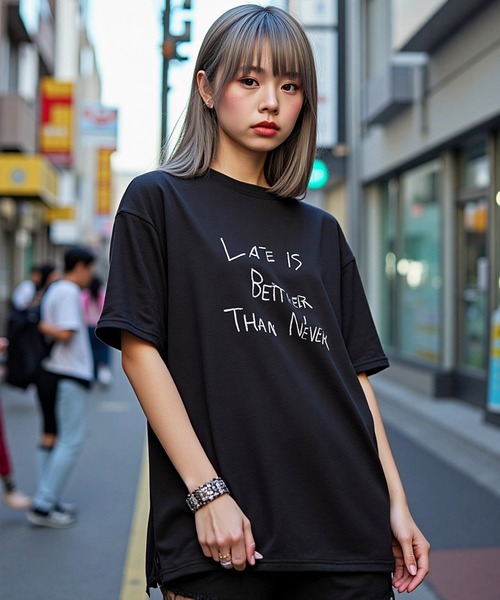 MAHAGRID(マハグリッド)の「『mahagrid/マハグリッド』 GRUNGE DOODLE TEE /グランジドゥードゥル 半袖Tシャツ(Tシャツ/カットソー・メンズ・ホワイト/チャコールグレー・M/L)」の16枚目の写真