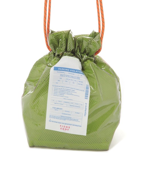 niko and...（ニコアンド）の「【Fishs Eddy(フィッシュエディ)】PVCメッシュ巾着（ハンドバッグ・レディース・グリーン/オレンジ/パープル・FREE）」の5枚目の写真