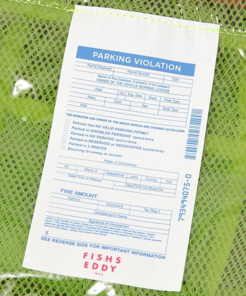 niko and...（ニコアンド）の「【Fishs Eddy(フィッシュエディ)】PVCメッシュ巾着（ハンドバッグ・レディース・グリーン/オレンジ/パープル・FREE）」の10枚目の写真