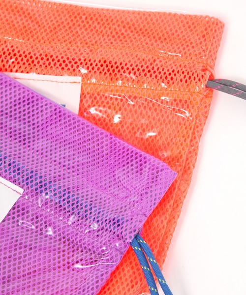niko and...（ニコアンド）の「【Fishs Eddy(フィッシュエディ)】PVCメッシュ巾着（ハンドバッグ・レディース・グリーン/オレンジ/パープル・FREE）」の13枚目の写真