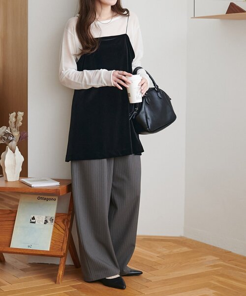 DISCOAT（ディスコート）の「フレームソフトボストンバッグ（ボストンバッグ・レディース・ブラック/ブラウン/ベージュ・FREE）」の12枚目の写真