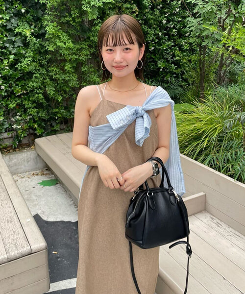 DISCOAT（ディスコート）の「フレームソフトボストンバッグ（ボストンバッグ・レディース・ブラック/ブラウン/ベージュ・FREE）」の14枚目の写真