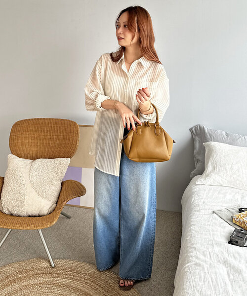 DISCOAT（ディスコート）の「フレームソフトボストンバッグ（ボストンバッグ・レディース・ブラック/ブラウン/ベージュ・FREE）」の22枚目の写真