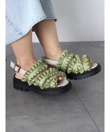 ehka sopo | フリルサンダル(サンダル)