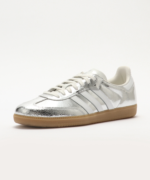 adidas(アディダス)の「ADIDAS(アディダス) SAMBA OG W JR0035(スニーカー・メンズ・シルバー・28cm/27.5cm/27cm/26.5cm/28.5cm)」の2枚目の写真
