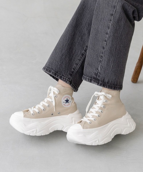 CONVERSE（コンバース）の「CONVERSE コンバース ALL STAR CITYHIKE オールスター シティハイク ハイカット（スニーカー・レディース・ピンク系/ブラック系/ホワイト系/ブラック系その他2/ベージュ系その他・24.0cm/25.0cm/26.5cm/26.0cm/25.5cm/24.5cm/23.5cm/23.0cm/22.5cm）」の5枚目の写真