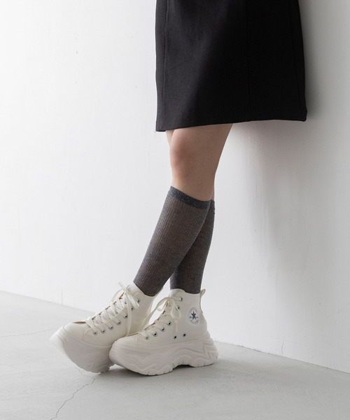 CONVERSE（コンバース）の「CONVERSE コンバース ALL STAR CITYHIKE オールスター シティハイク ハイカット（スニーカー・レディース・ピンク系/ブラック系/ホワイト系/ブラック系その他2/ベージュ系その他・24.0cm/25.0cm/26.5cm/26.0cm/25.5cm/24.5cm/23.5cm/23.0cm/22.5cm）」の9枚目の写真