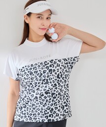 【UV CARE】【吸水速乾】【ストレッチ】バイカラーモックプルオーバー