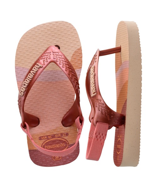 havaianas（ハワイアナス）の「havaianas (ハワイアナス) / Baby Mini Me キッズ ベビー サンダル ラバービーチサンダル（サンダル・キッズ・ローズ/ベージュ・15 /13.5/14.5/14/13）」の12枚目の写真