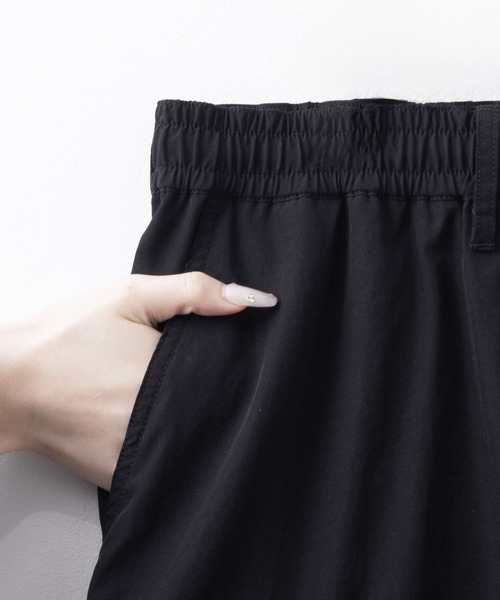 NAVY（ネイビー）の「【ポリ高弾力クロス素材を使用 】NAVY カーゴショートパンツ（カーゴパンツ・メンズ・カーキ/ブラック・M/L/XL）」の15枚目の写真