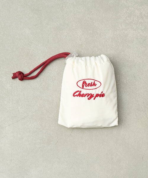 BIRTHDAY BAR（バースデイバー）の「リトルモカコンパクトマルシェバッグ（エコバッグ/サブバッグ・レディース・ホワイト系その他/ホワイト/ネイビー・0）」の15枚目の写真