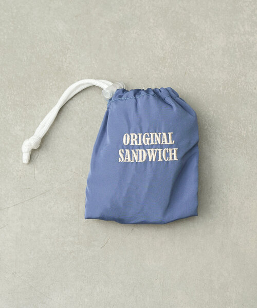 BIRTHDAY BAR（バースデイバー）の「リトルモカコンパクトマルシェバッグ（エコバッグ/サブバッグ・レディース・ホワイト系その他/ホワイト/ネイビー・0）」の10枚目の写真