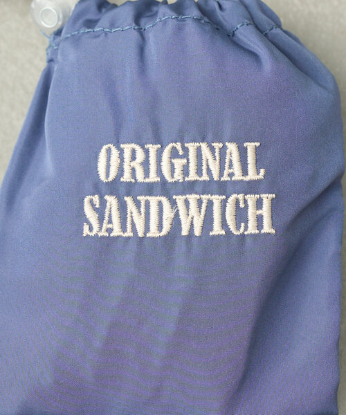 BIRTHDAY BAR（バースデイバー）の「リトルモカコンパクトマルシェバッグ（エコバッグ/サブバッグ・レディース・ホワイト系その他/ホワイト/ネイビー・0）」の9枚目の写真