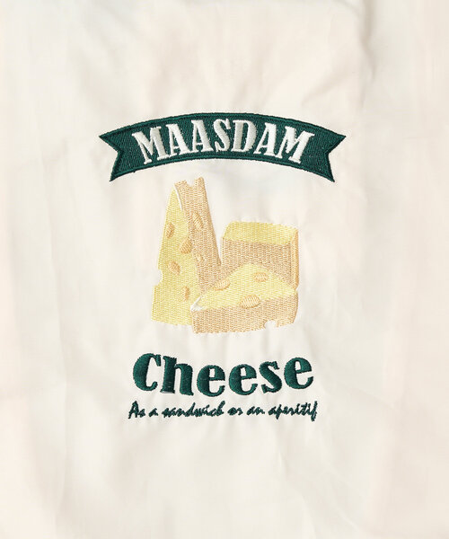 BIRTHDAY BAR（バースデイバー）の「リトルモカコンパクトマルシェバッグ（エコバッグ/サブバッグ・レディース・ホワイト系その他/ホワイト/ネイビー・0）」の6枚目の写真