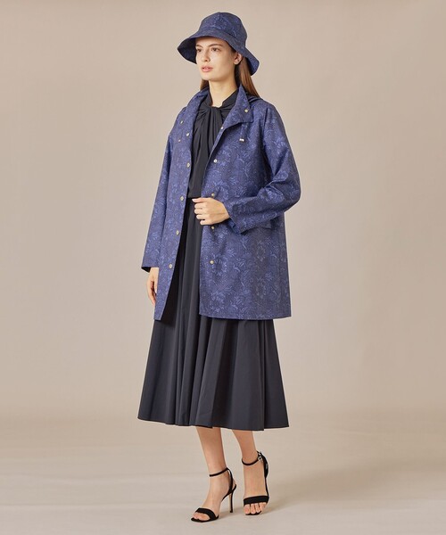 MACKINTOSH LONDON(マッキントッシュ ロンドン)の「【BIBURY FLOWER】バイブリープリントハット(ハット・レディース・ネイビー/ホワイト系その他・FREE)」の6枚目の写真