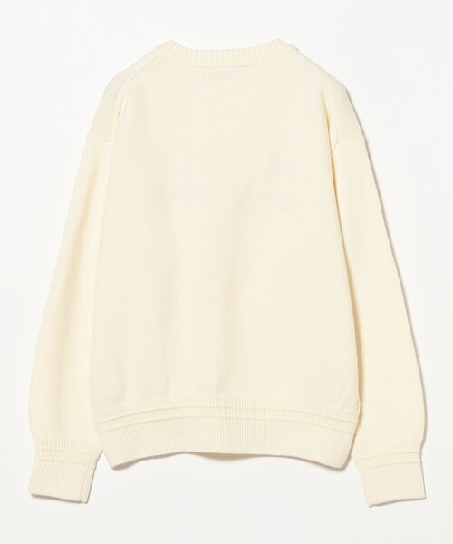 B:MING by BEAMS(ビーミングバイビームス)の「ロゴ インターシャ プルオーバー ニット(ニット/セーター・レディース・ブルー/グレー/オフホワイト・ONE SIZE)」の13枚目の写真