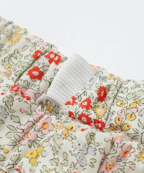 SLAP SLIP（スラップスリップ）の「【お揃い/接触冷感】裾スカラップ花柄ストライプショートパンツ(90~130cm)（その他パンツ・キッズ・ブルー系その他/ピンク系その他/ホワイト系その他2・120cm/130cm/100cm/110cm/90cm）」の14枚目の写真