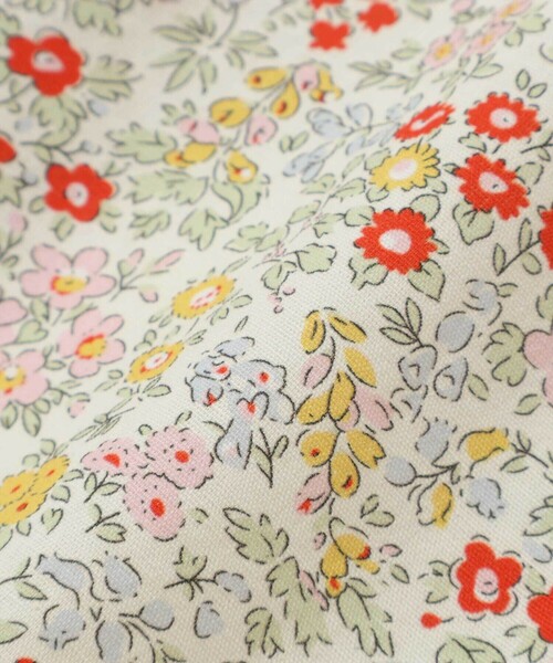 SLAP SLIP（スラップスリップ）の「【お揃い/接触冷感】裾スカラップ花柄ストライプショートパンツ(90~130cm)（その他パンツ・キッズ・ブルー系その他/ピンク系その他/ホワイト系その他2・120cm/130cm/100cm/110cm/90cm）」の15枚目の写真