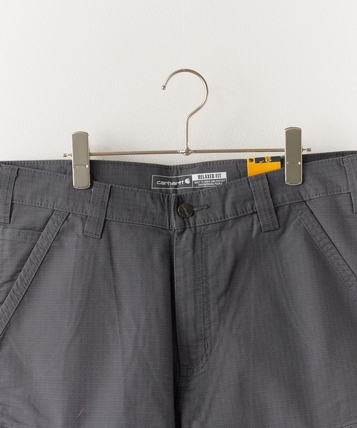 Carhartt（カーハート）の「Carhartt/カーハート Force Relaxed Fit Ripstop Cargo Work Short パンツ（カーゴパンツ・メンズ・チャコールグレー/ベージュ・30/32/34/36）」の4枚目の写真