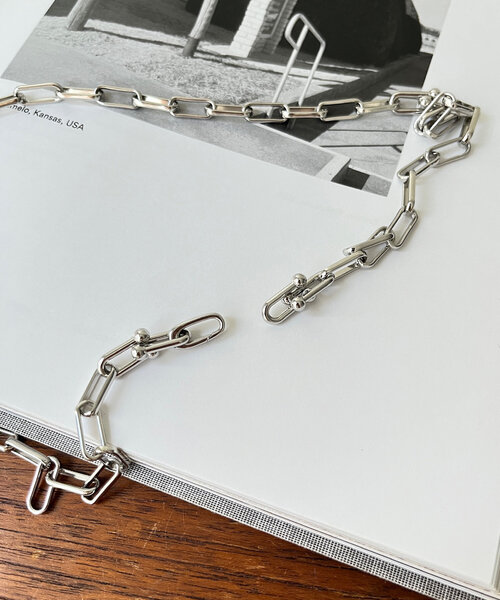 DouDou（ドゥドゥ）の「デザインチェーン2WAYネックレス（ネックレス・レディース・ゴールド/シルバー・FREE）」の8枚目の写真