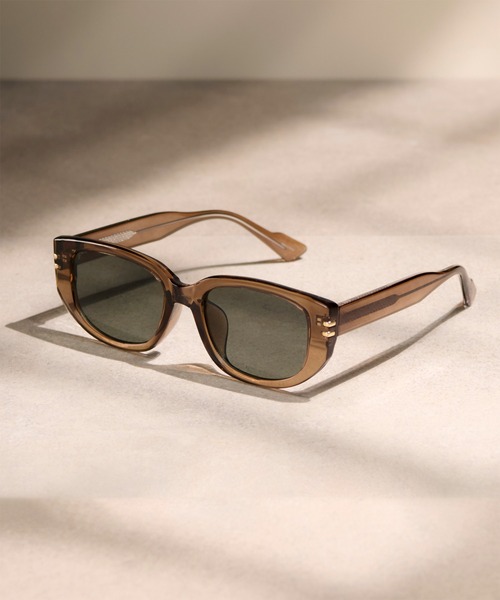 CALIFORNIA OUTFITTERS（カリフォルニア アウトフィッターズ）の「5D17 QUADRA UVカットレンズ スクエアサングラス 62428 ケース付（サングラス・メンズ・ブラウン系3/ブラック/ブラウン系1/ブラウン系2・ONESIZE）」の4枚目の写真