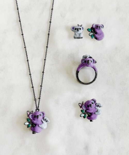 【ANNA SUI】即対応 コアラ親子モチーフ イヤリング コアラ親子モチーフ イヤリング(イヤリング)|ANNA SUI