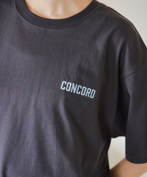 coen(コーエン)の「USAコットンカラーエンブロイダリーTシャツ(Tシャツ/カットソー・レディース・ダークグレー/オレンジ/ネイビー/オフホワイト・M/L)」の15枚目の写真