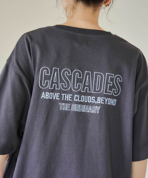 coen(コーエン)の「USAコットンカラーエンブロイダリーTシャツ(Tシャツ/カットソー・レディース・ダークグレー/オレンジ/ネイビー/オフホワイト・M/L)」の17枚目の写真