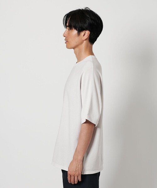 BEAUTY&YOUTH UNITED ARROWS - Beauty&youthドルマンニット セール】ハイゲージ ドルマン クルーネック ニットTシャツ‐抗菌