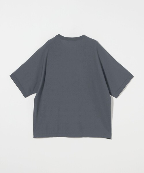 セール】ハイゲージ ドルマン クルーネック ニットTシャツ‐抗菌