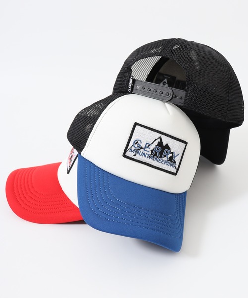GERRY（ジェリー）の「GERRYメッシュCAP（キャップ・メンズ・ブラック系/ブルー/レッド・FREE）」の4枚目の写真